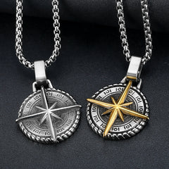 European And American Vintage Stainless Steel Cross Necklace Jewelry