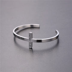 Scripture Cross Bracelet