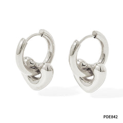 Elara Chunky Hoop Earrings – Heart, Star & Moon Stainless Steel Gold Plated