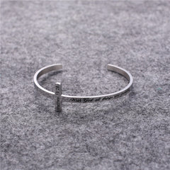 Scripture Cross Bracelet