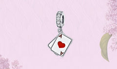 S925 Sterling Silver Charm Pendant – Zircon Accent Bead for Charm Bracelets