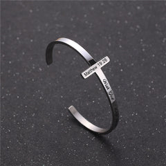Scripture Cross Bracelet